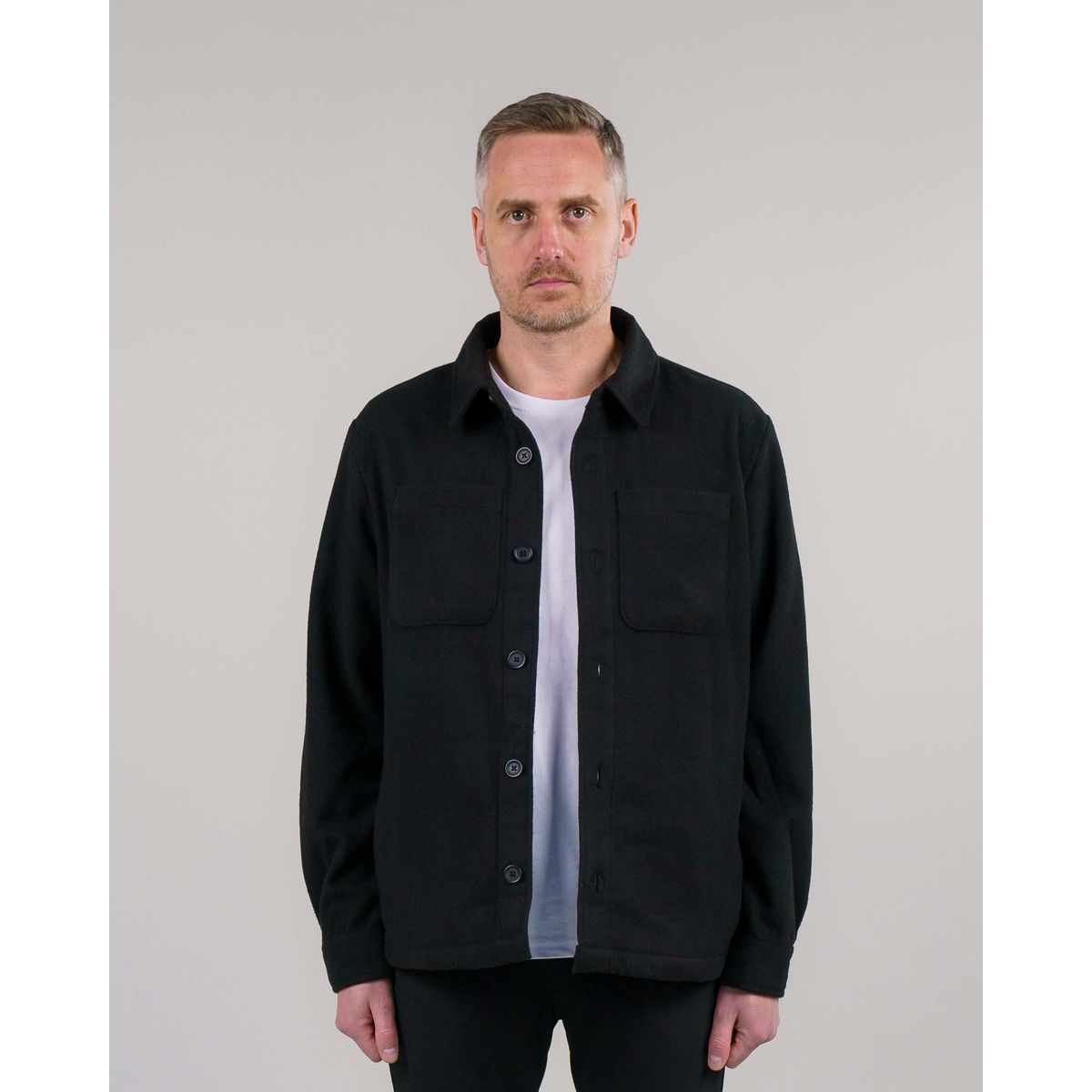 Errant Overshirt - Sort - Størrelse M