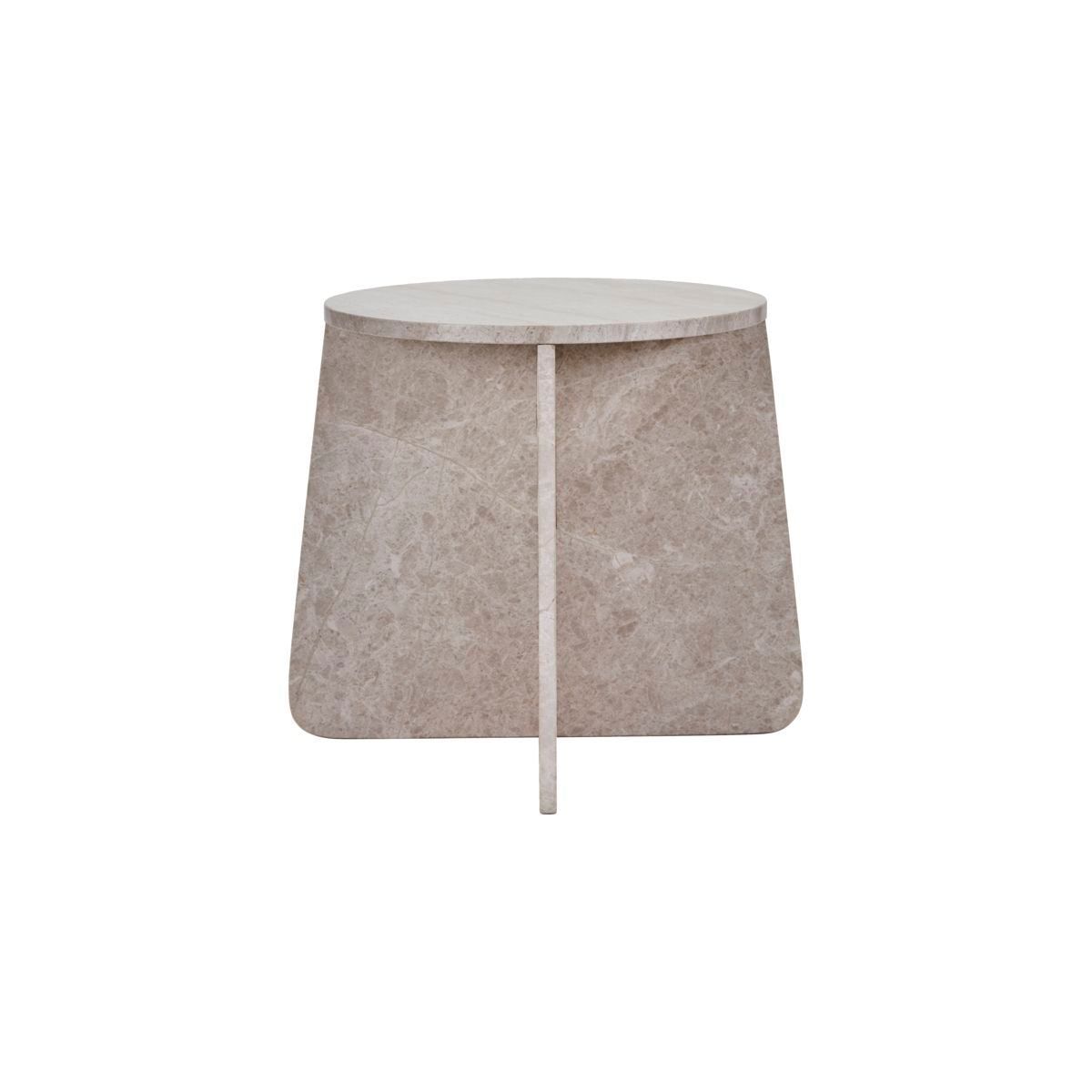 House Doctor - Sidebord, Marb, Beige