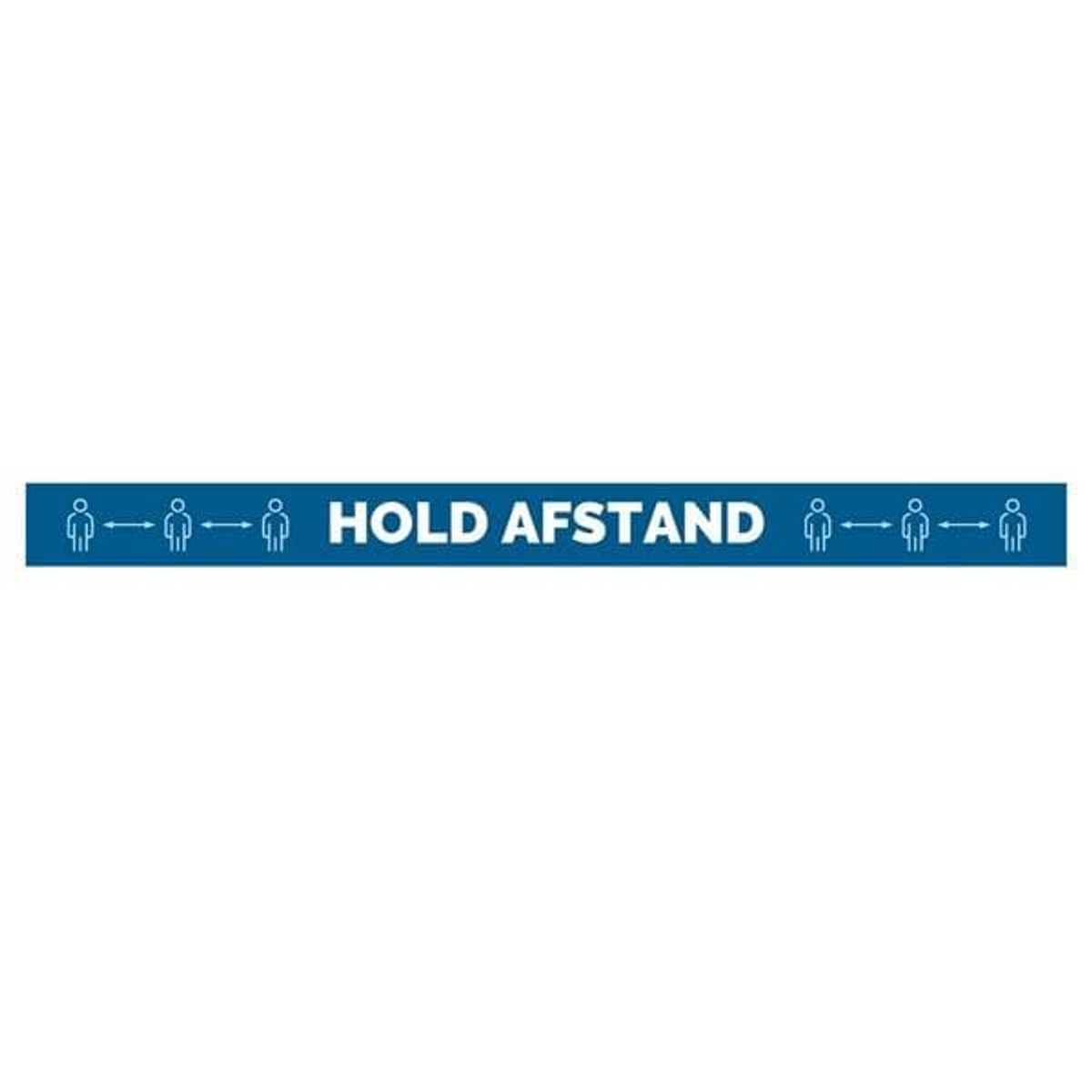 Hold afstand - Gulvfolie (inden døre)