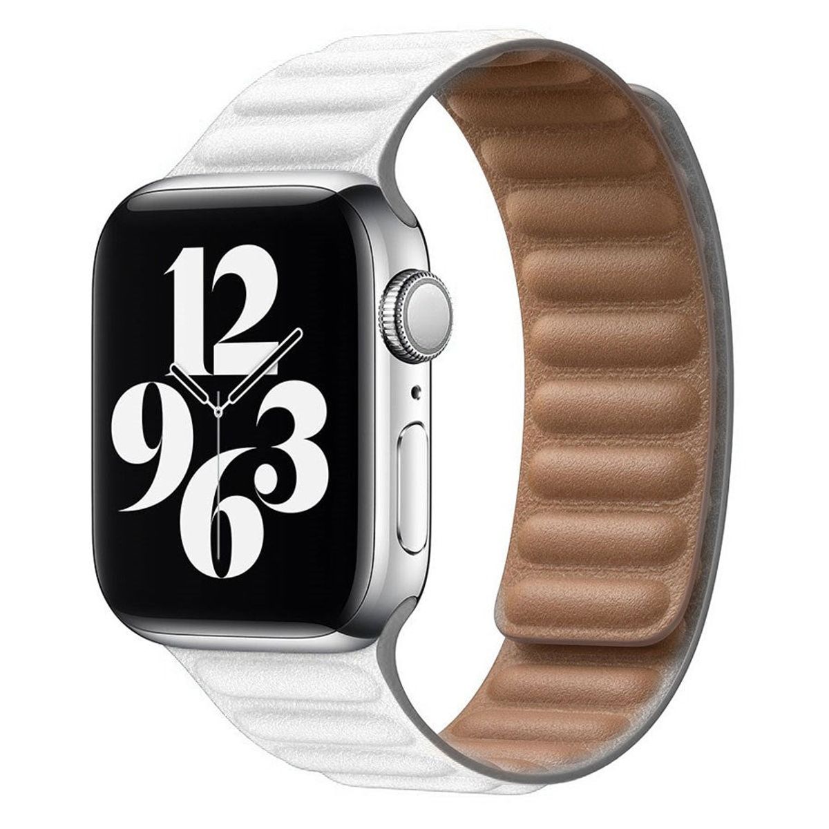 Lippa Apple Watch magnetisk læderrem 38/40/41, Hvid