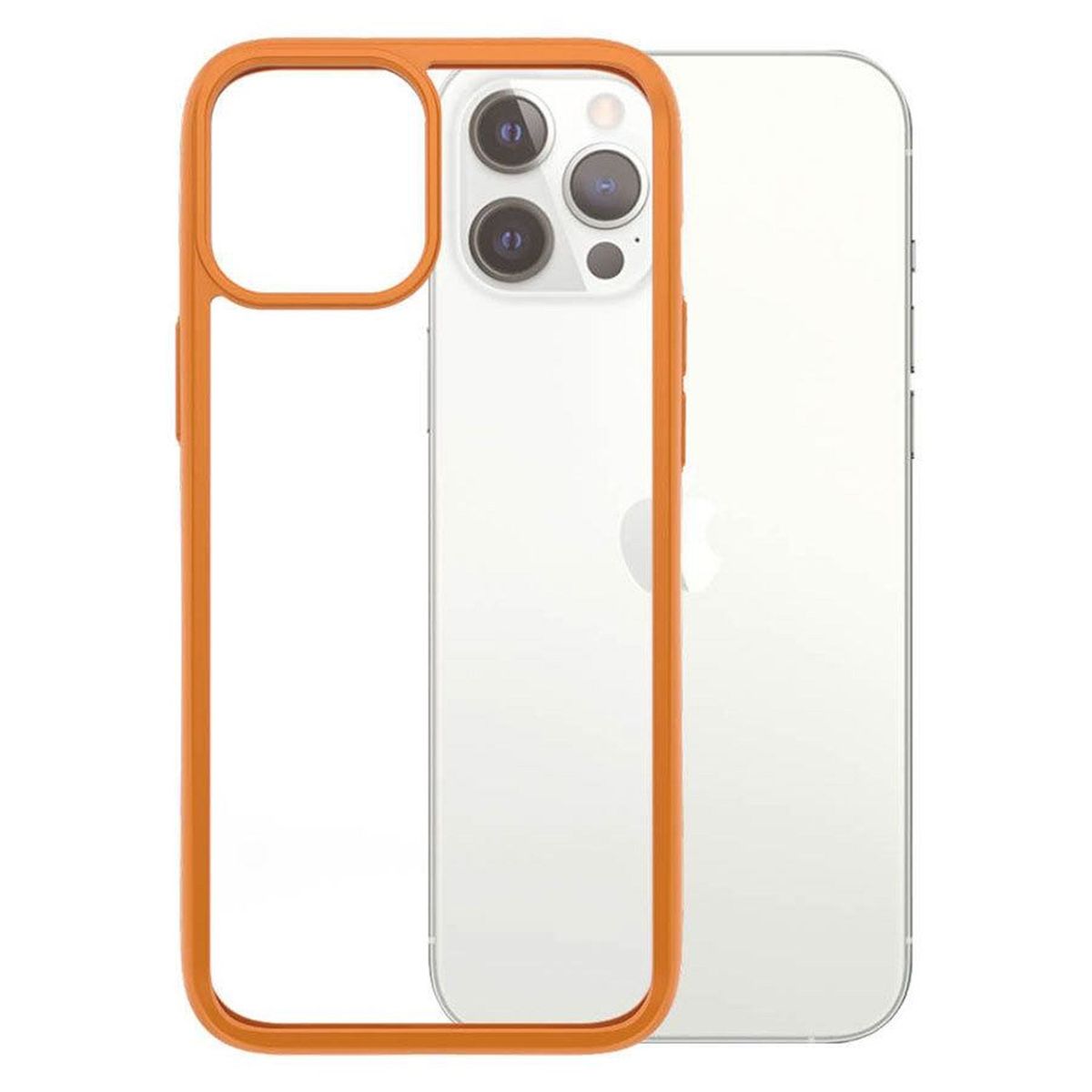 PanzerGlass ClearCase iPhone 12 Pro Max Cover, Orange