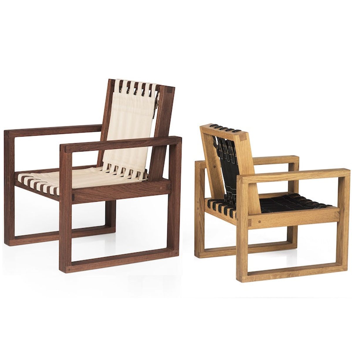 Frame Chair Flere varianter Collect Furniture - Lille / Natur olieret / Hvid