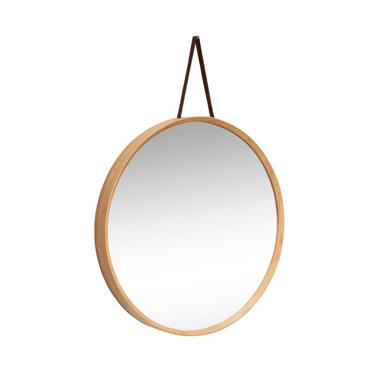 Hübsch Mood Wall Mirror - Ø60x6cm - natur