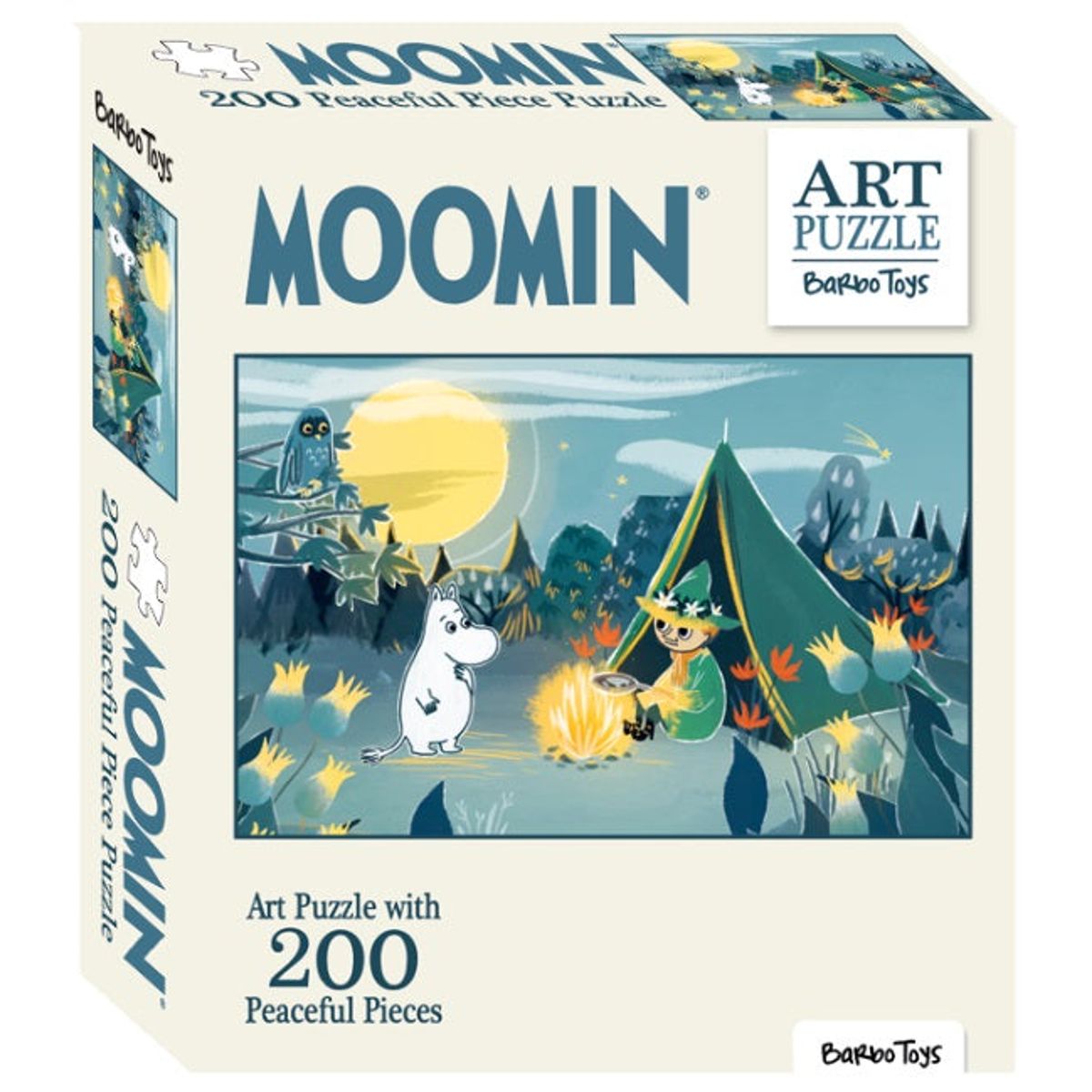 Mumin Art Puslespil - 200 brikker - Blå