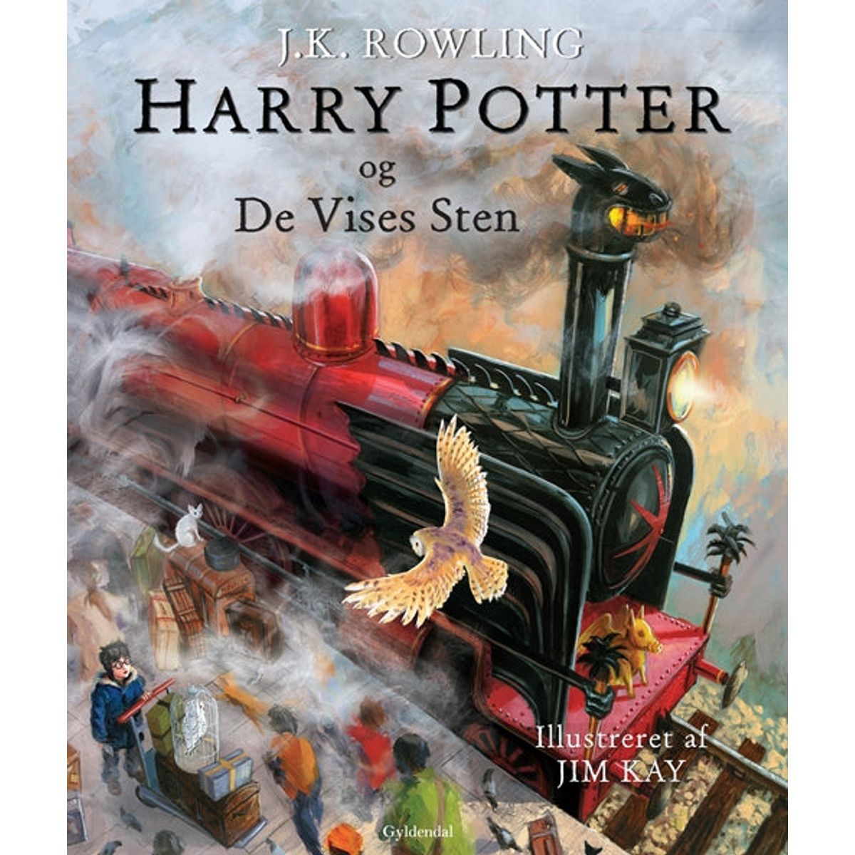 Harry Potter 1 - Harry Potter og De Vises Sten - illustreret