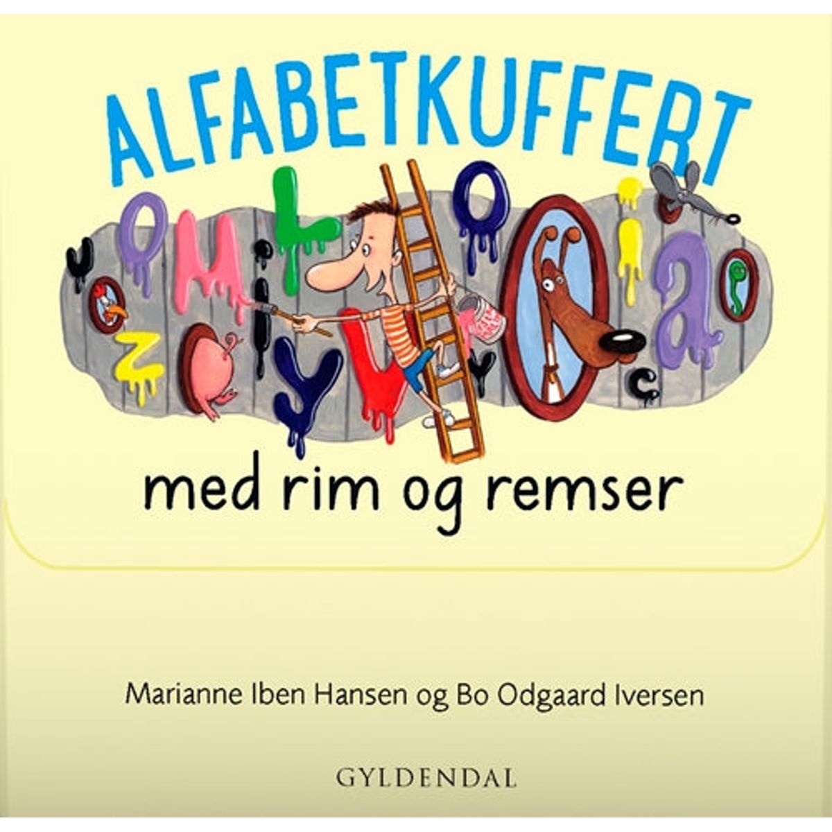 Alfabetkuffert med rim og remser