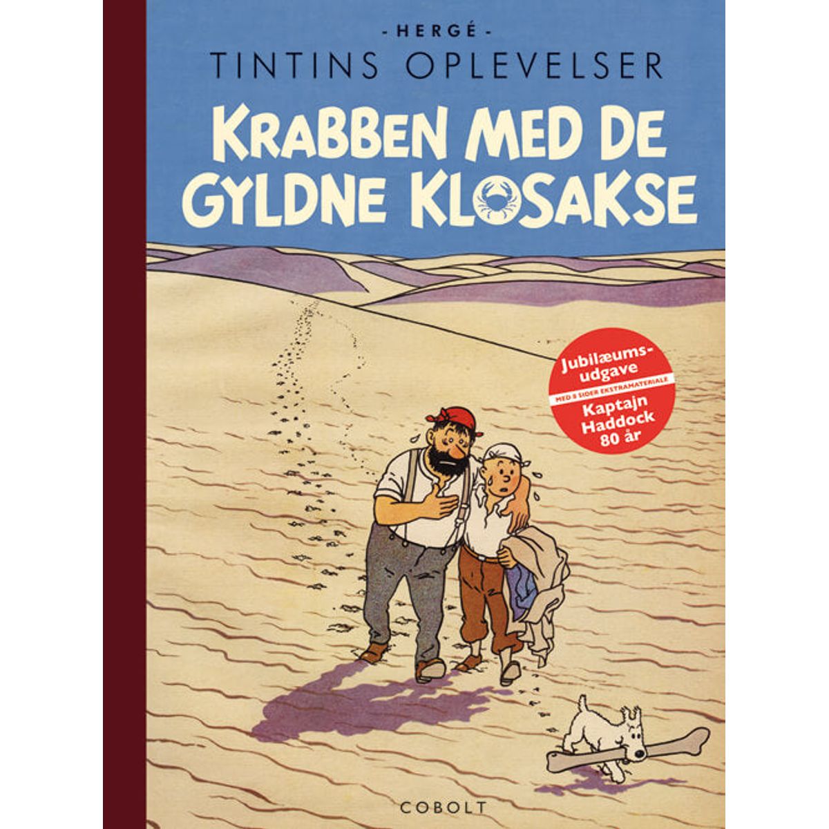 Tintin: Krabben med de gyldne klosakse 80-års jubilæumsudgave