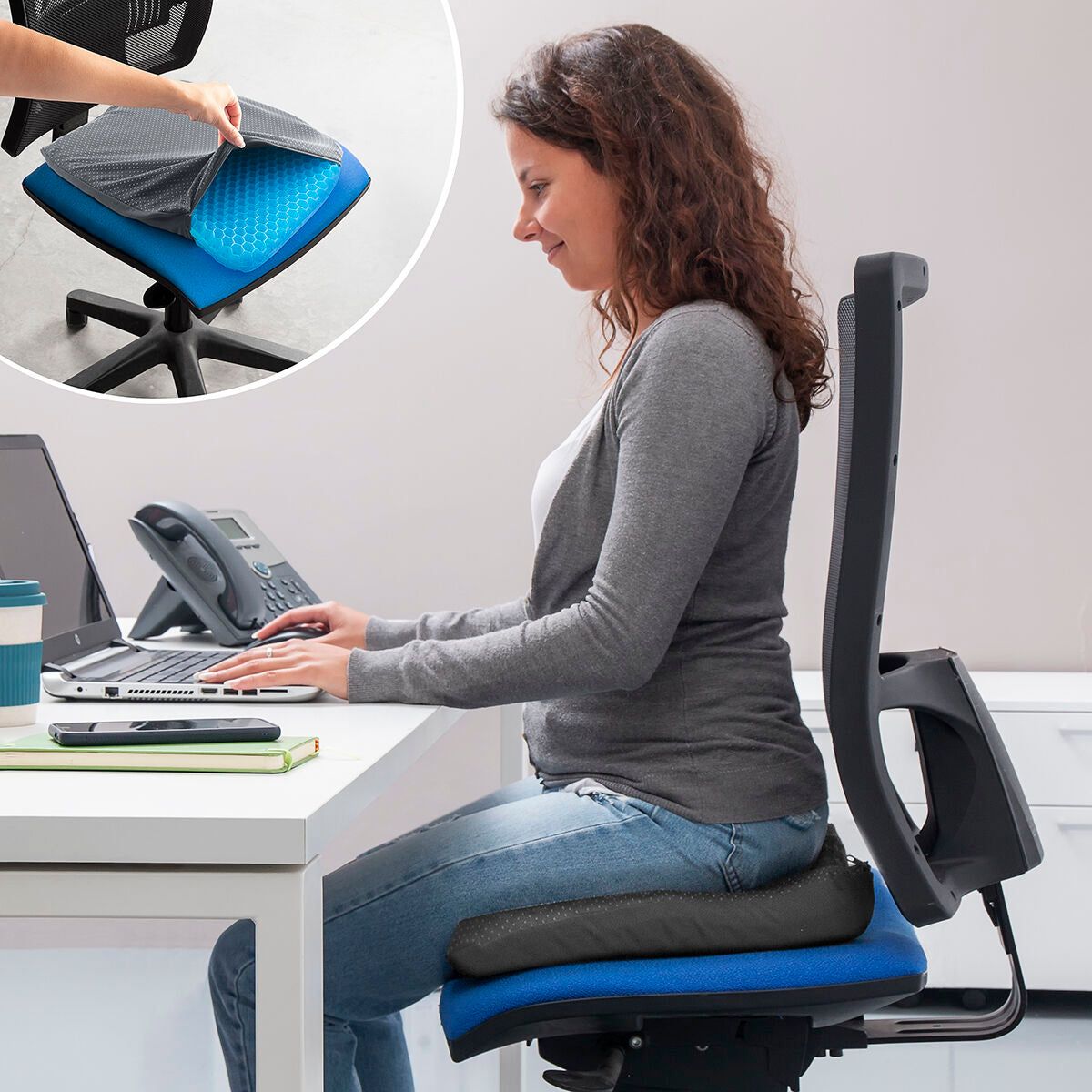 Ergonomisk Gel-Siddepude - WeDoBetter.dk