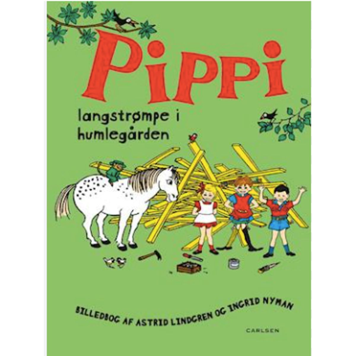 Børnebog, Pippi Langstrømpe I Humlegården - Legekammeraten.dk