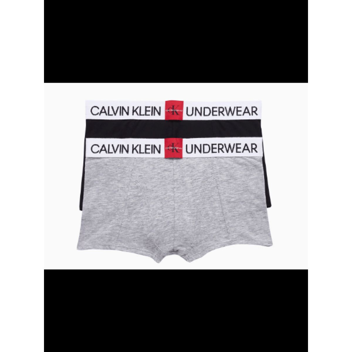 Calvin Klein 2-pak Boxershorts Black/Grey - Legekammeraten.dk