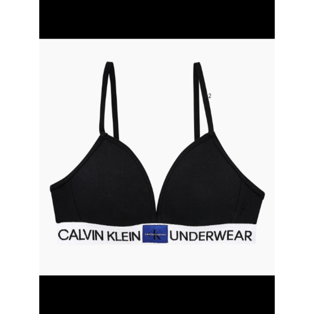 Calvin Klein Molded Bralette Padded Black - Legekammeraten.dk