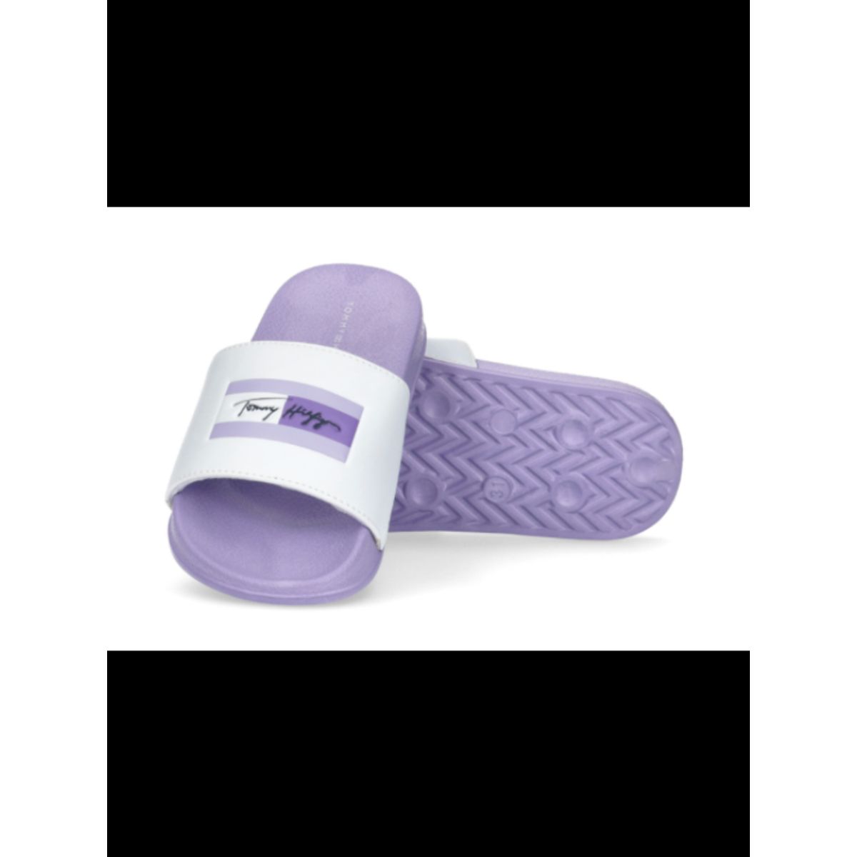 Tommy Hilfiger Badesandaler Lilac/White - badesandal - Legekammeraten.dk