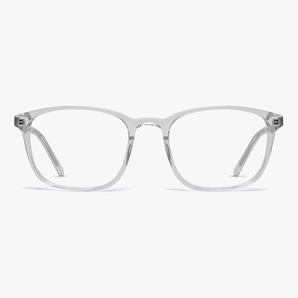 Blue light briller +1 -Women's Ebeltoft Crystal White - Luxreaders