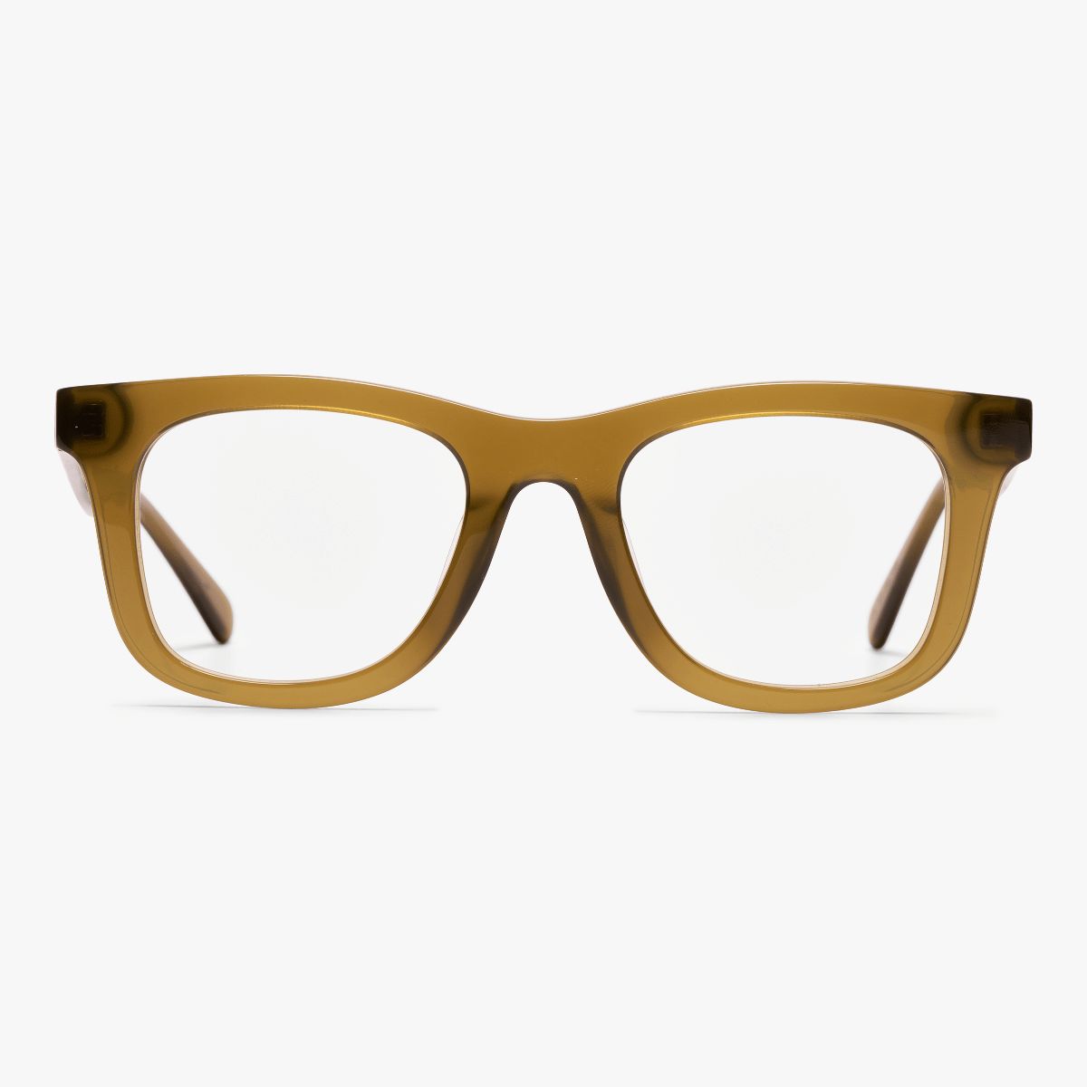 Læsebriller +1 -Women's Samsø Shiny Olive - Luxreaders