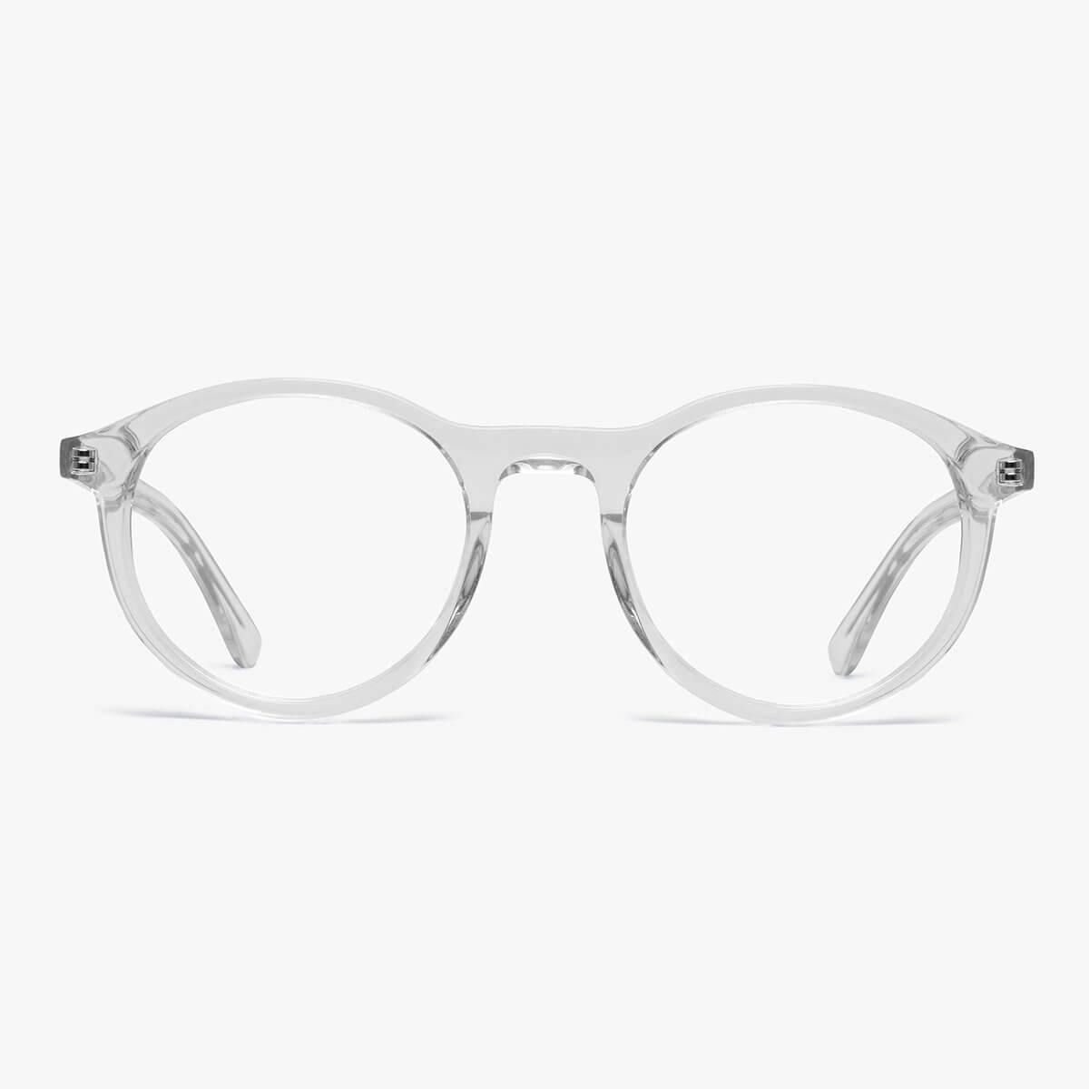 Læsebriller +3.5 -Men's Løkken Crystal White - Luxreaders