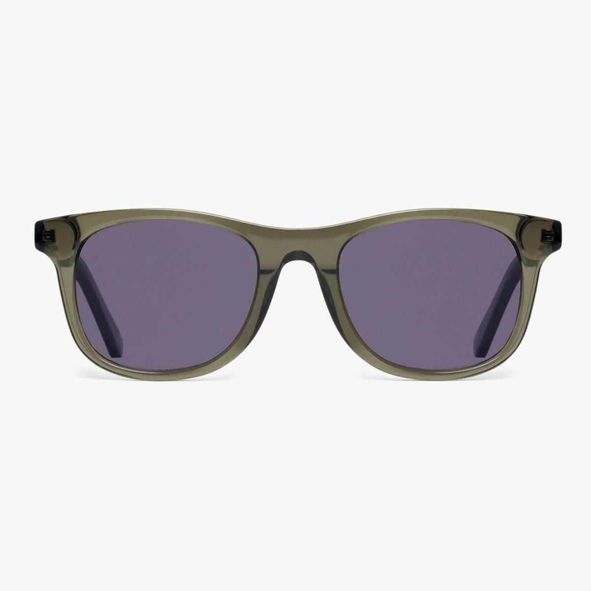 Solbriller +3 -Men's Malmö Shiny Olive - Luxreaders