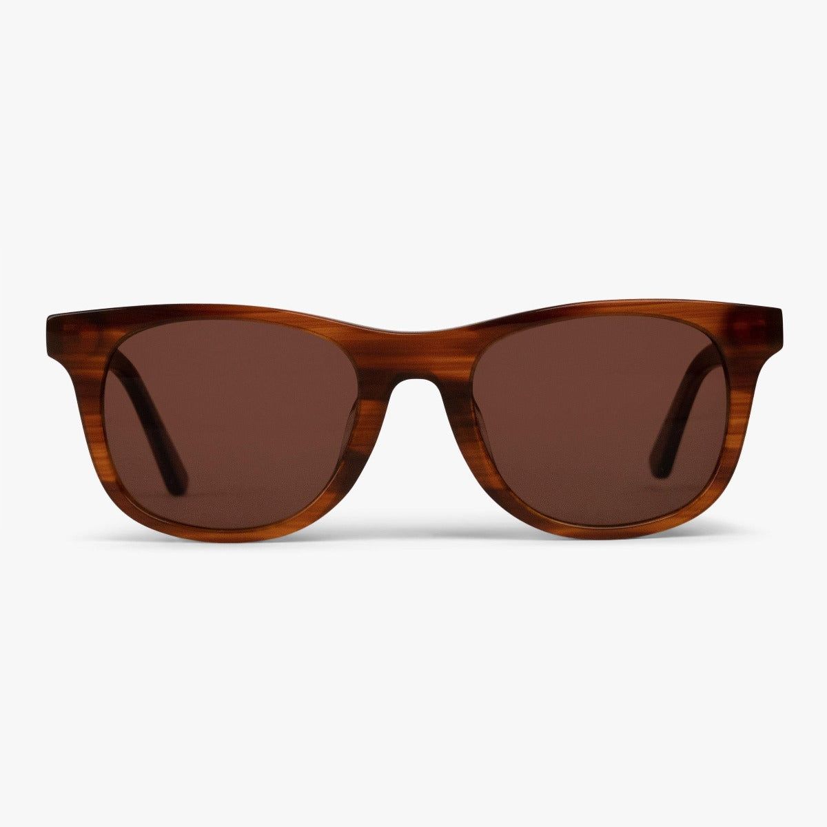 Solbriller +2 -Women's Malmö Shiny Walnut - Luxreaders