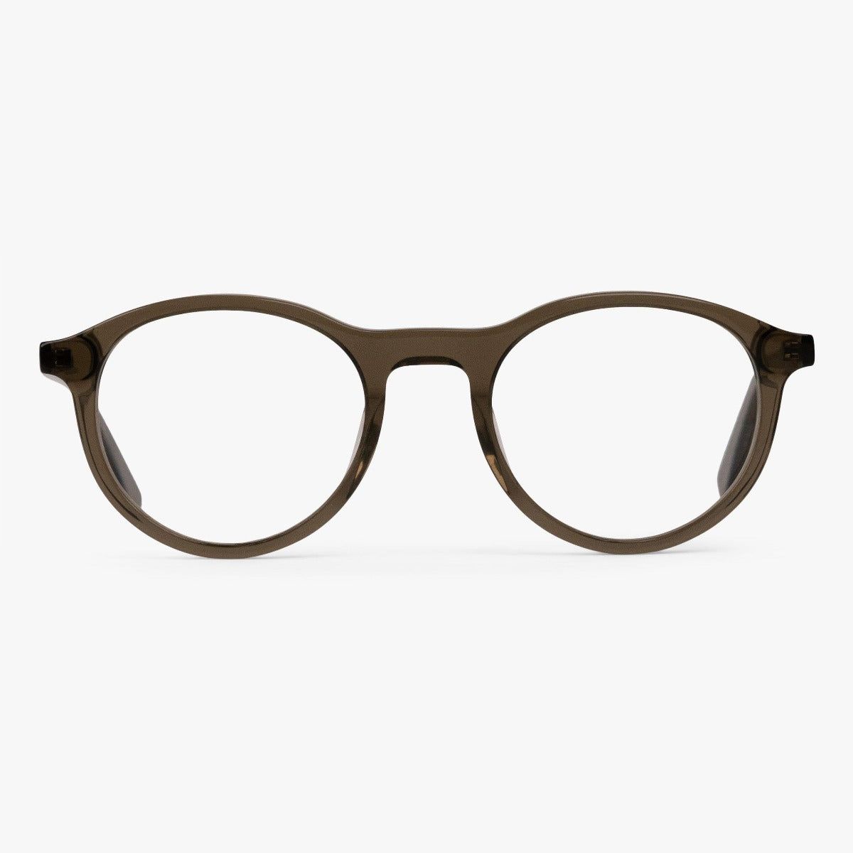 Blue light briller +2.5 -Men's Løkken Shiny Olive - Luxreaders