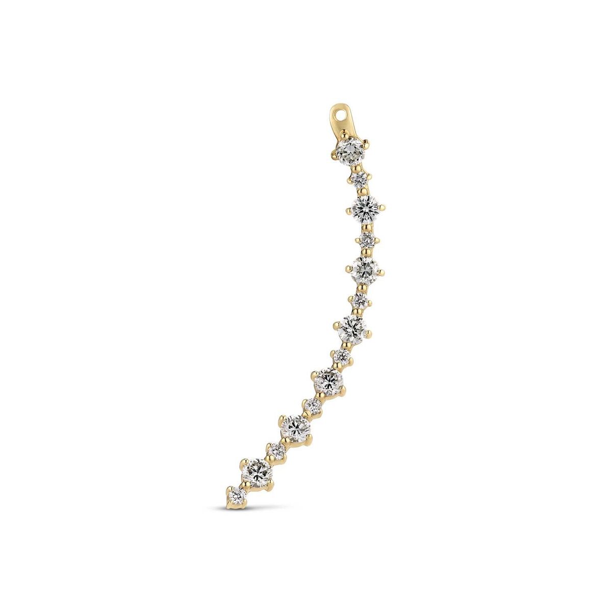 Sif Jakobs - Brina Lungo Single charm, 0,71 ct. LG 14 kt. guld