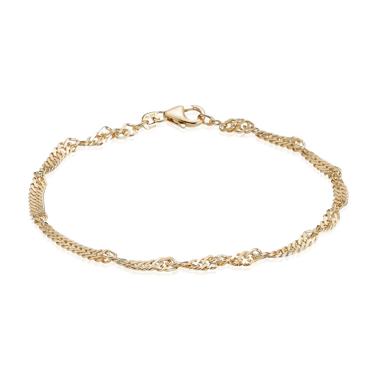 BNH - Singapore armbånd, 2,90 mm / 18,5 cm 8 kt. guld