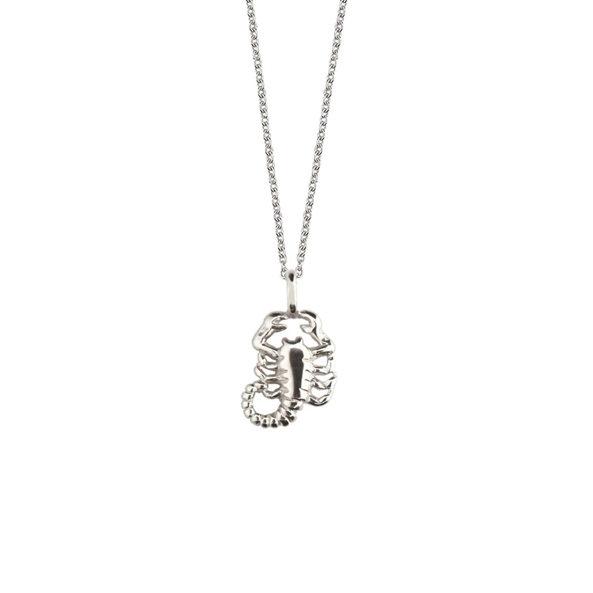 Jeberg Jewellery - I Am Scorpio halskæde, 42+3 cm Sølv sterlingsølv