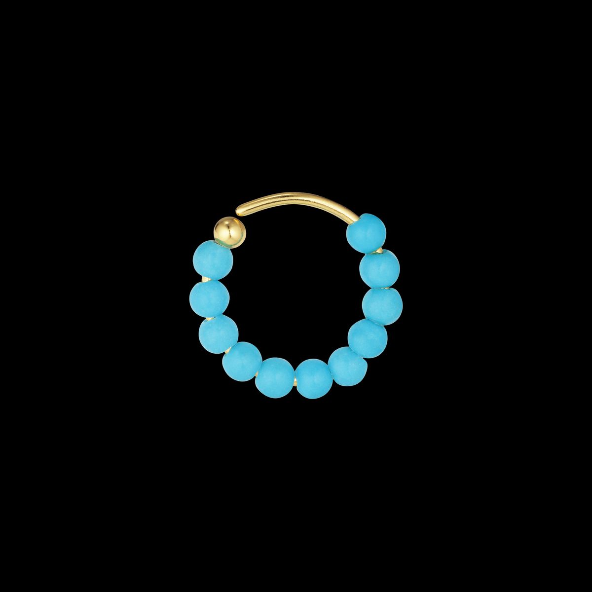 Jane Kønig - Bermuda Turquoise Twist ørering BTW01-SS22-G