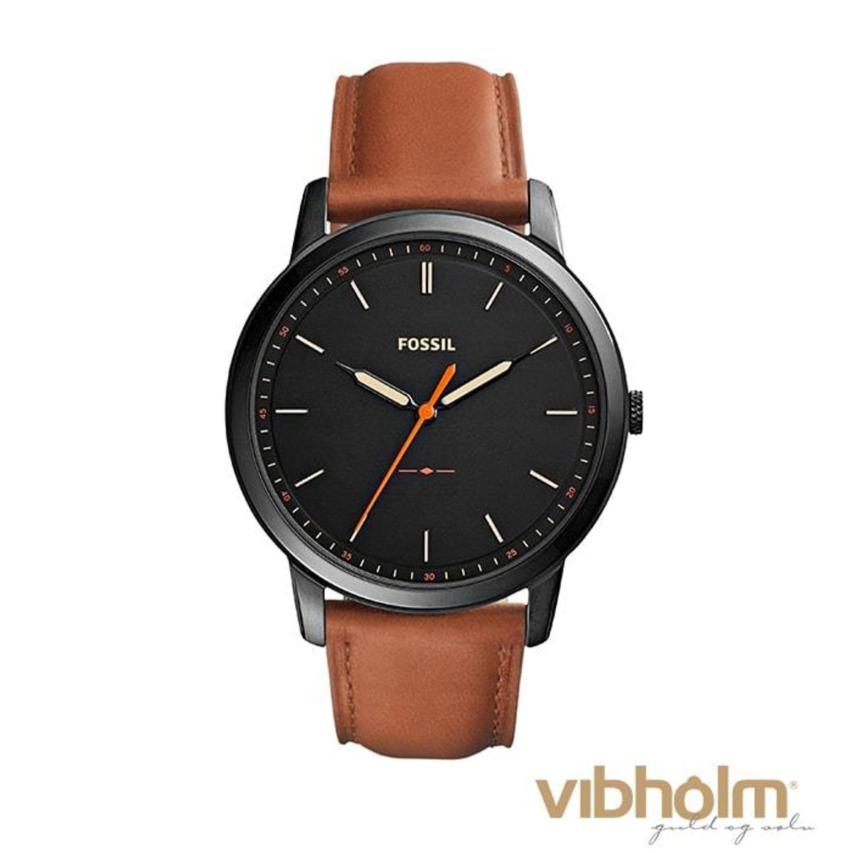 FOSSIL - The Minimalist Herreur sort stål FS5305