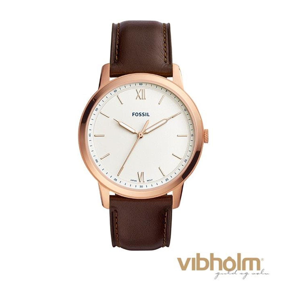 FOSSIL - The Minimalist Herreur rosaguldfarvet stål FS5463