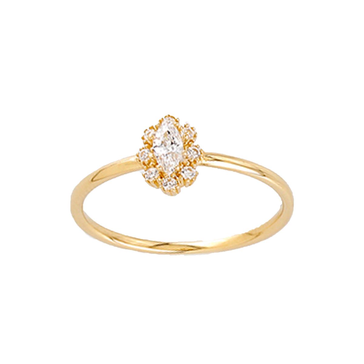 Vibholm Guld - Zirkonia ring ICR5707-FCZ