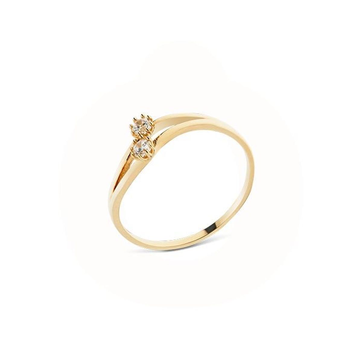 Vibholm Guld - Dual Stone ring KR1072