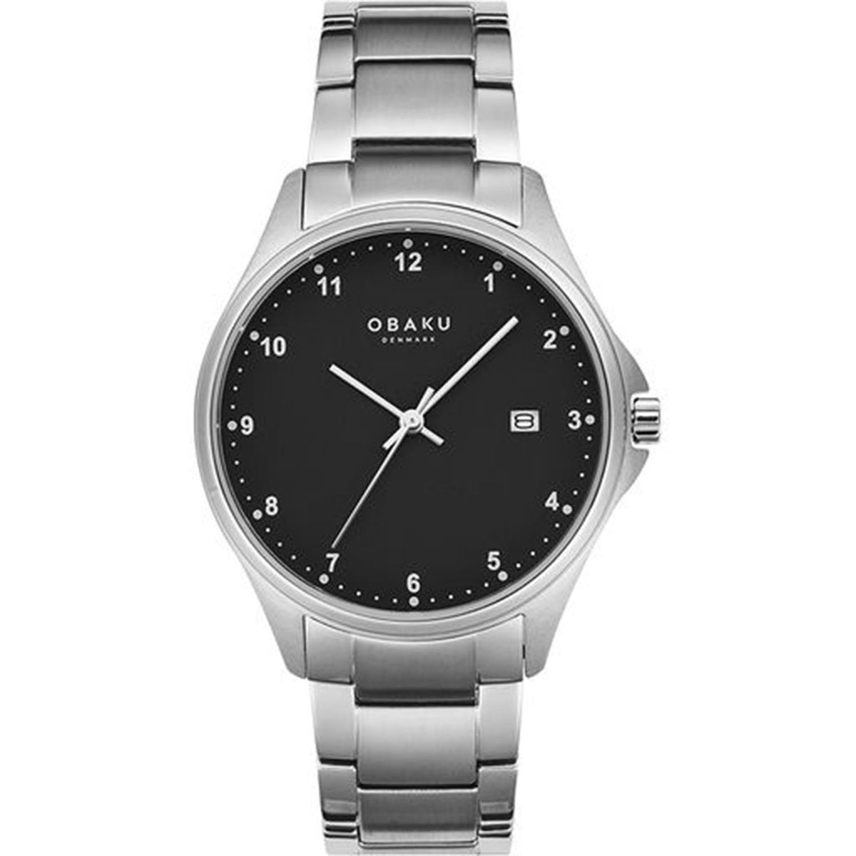 OBAKU Denmark - Titanium Lille ur rustfrit stål