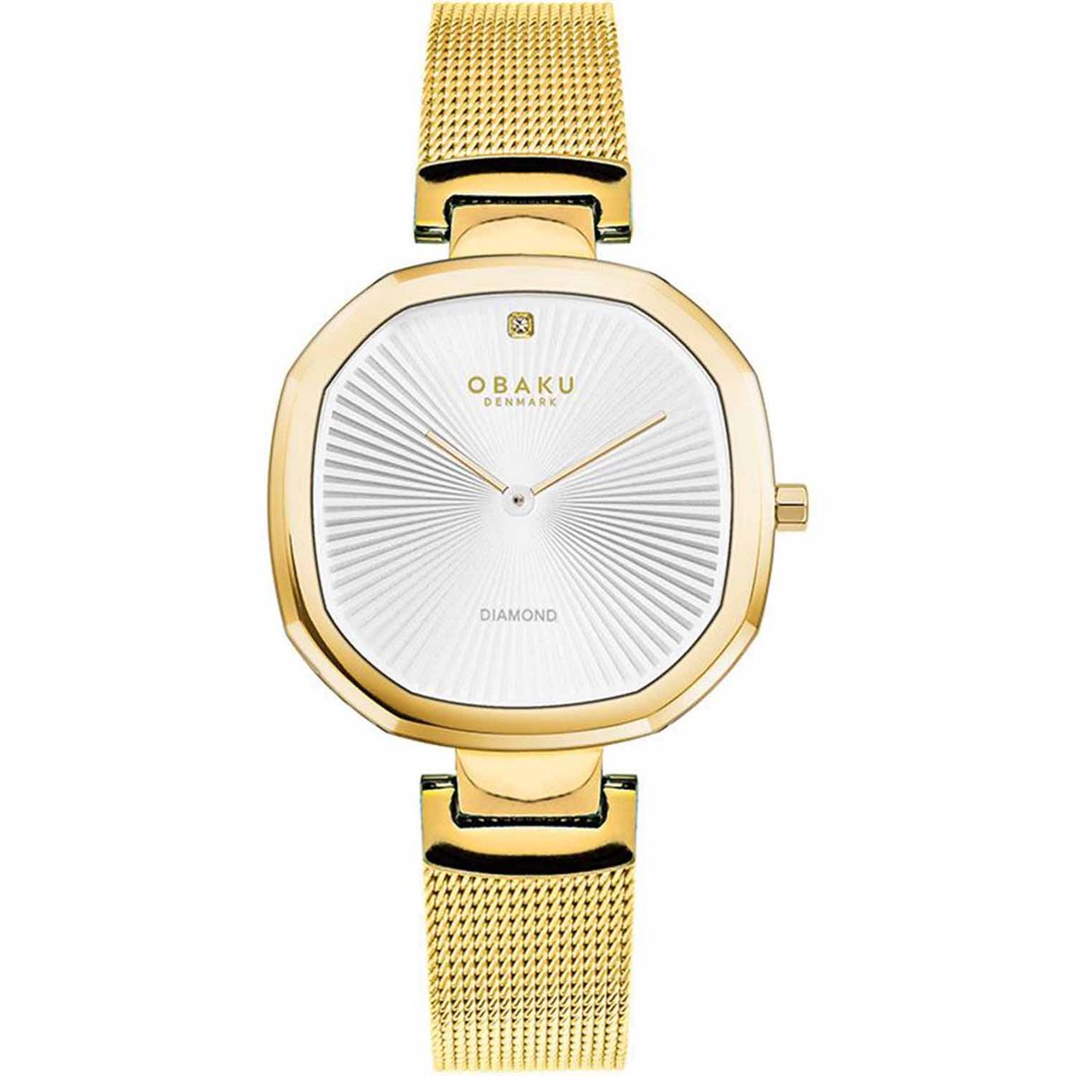 OBAKU Denmark - Brilliant Gold ur rustfrit stål