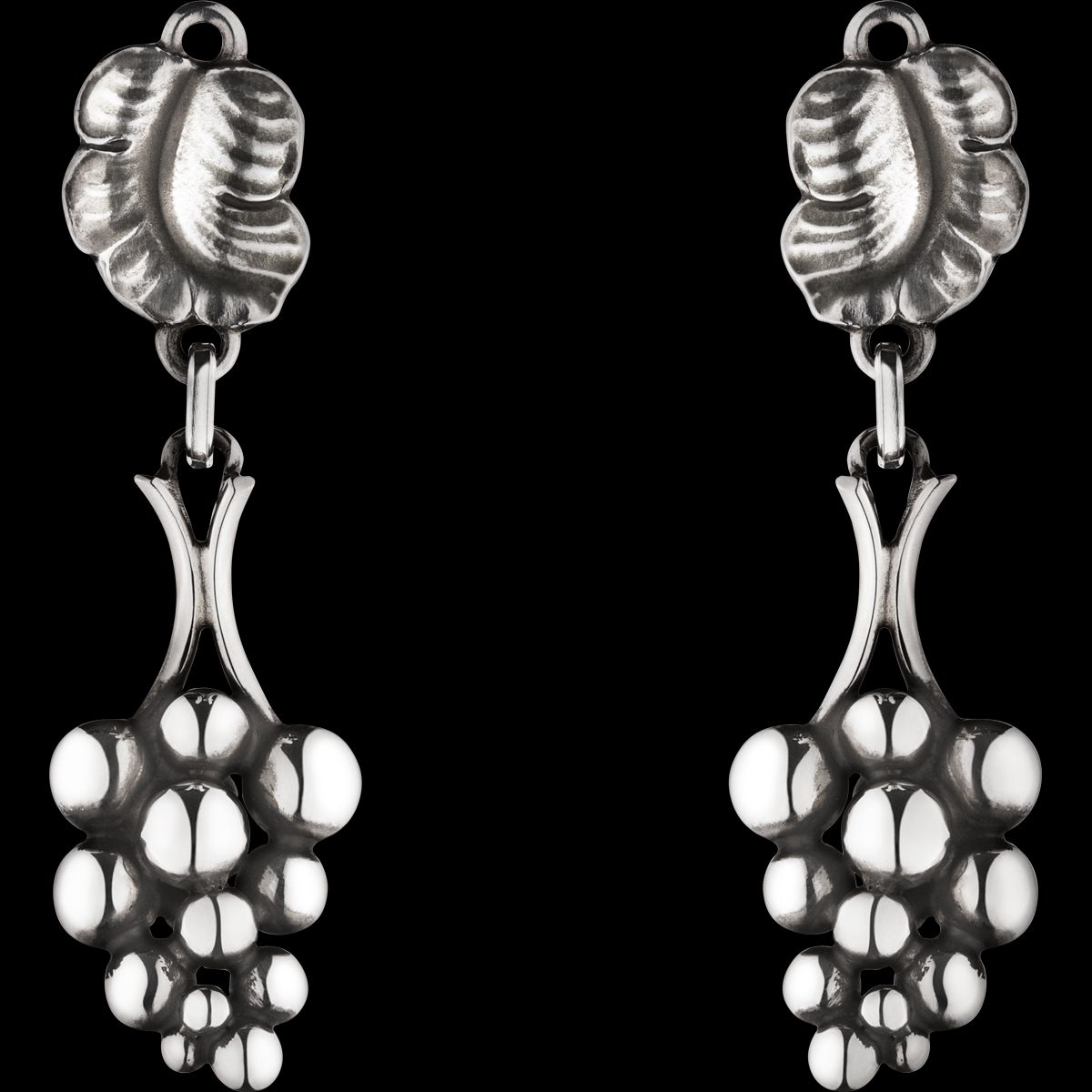 Georg Jensen - Moonlight Grapes øreclips 3536836