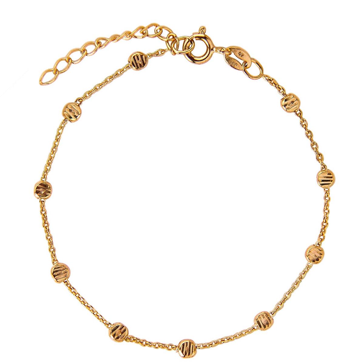 Jeberg Jewellery - Gold Beads armbånd 4575-16-G