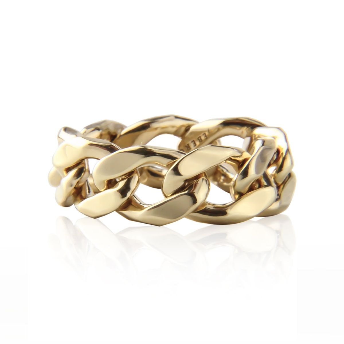 Jeberg Jewellery - Chain ring 6940 Forgyldt sterlingsølv