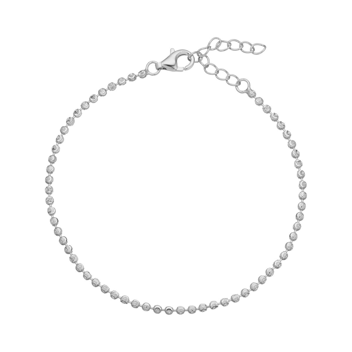 LuvaLu Jewellery Strasbourg armbånd, 17+3 cm Sølv sterlingsølv