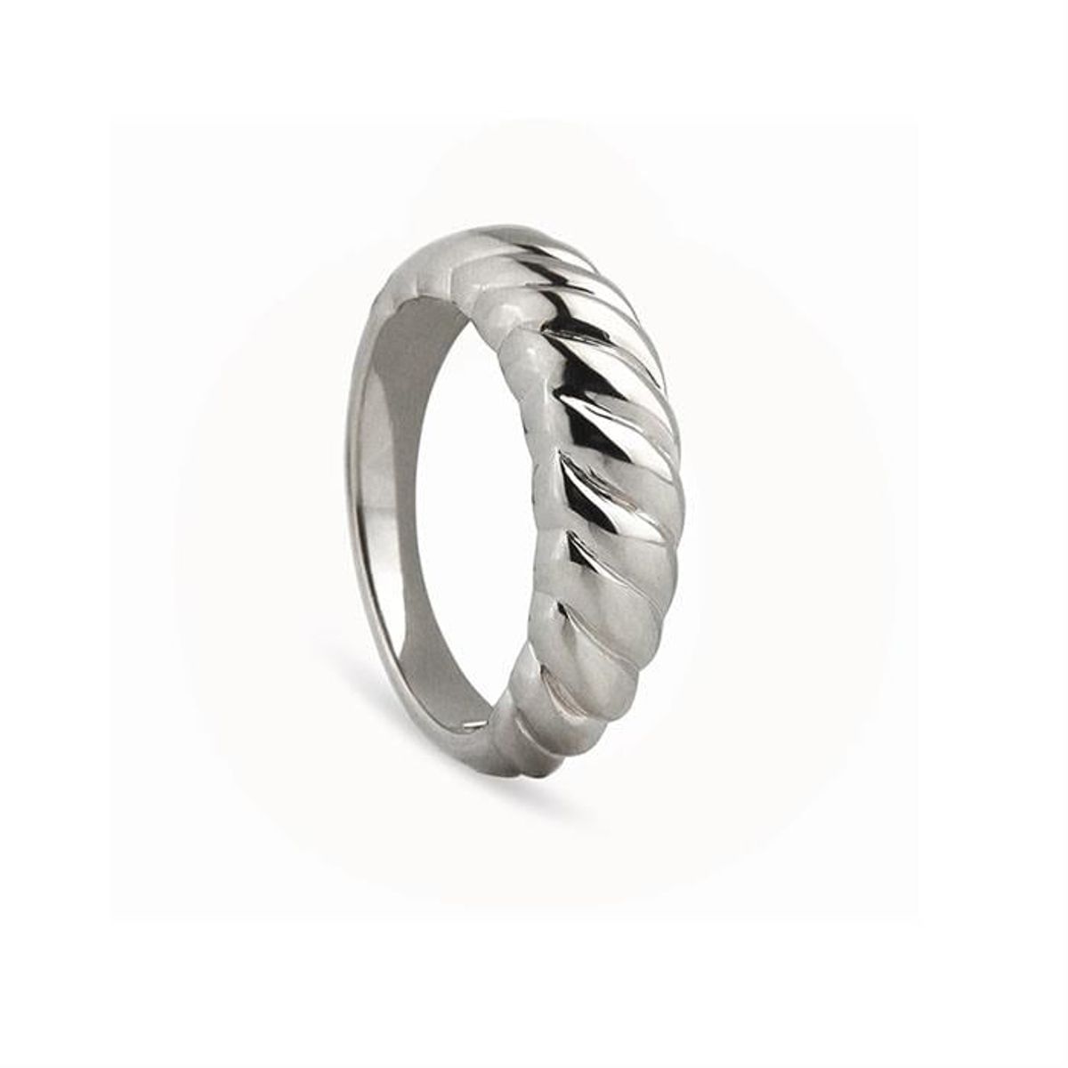 Jeberg Jewellery - Twisted Dome Ring 60602 sterlingsølv