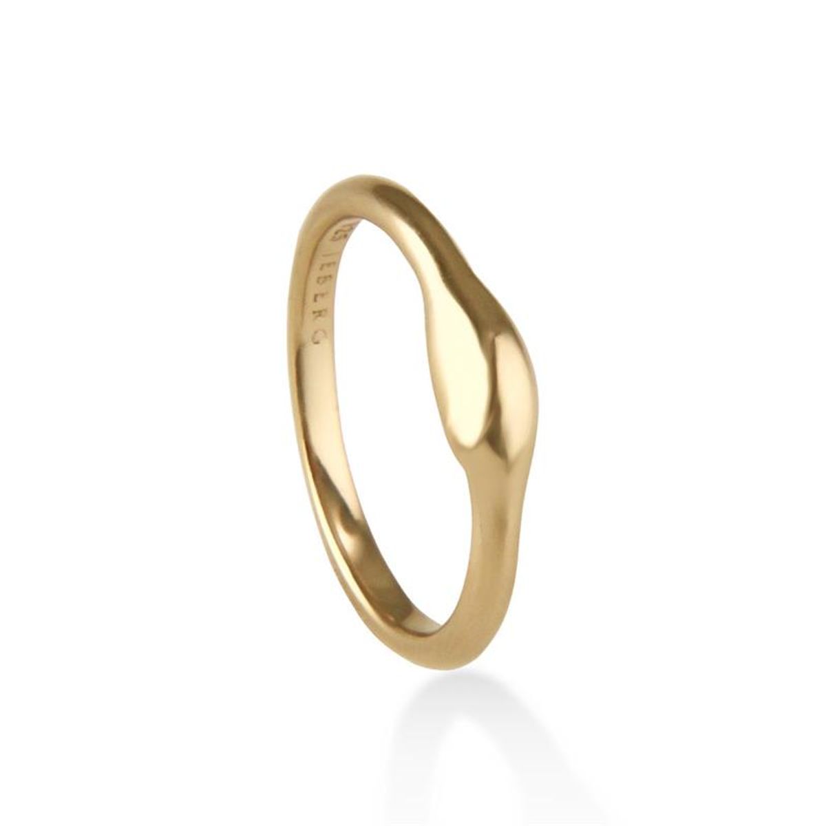 Jeberg Jewellery - Balance ring 60700 Forgyldt sterlingsølv