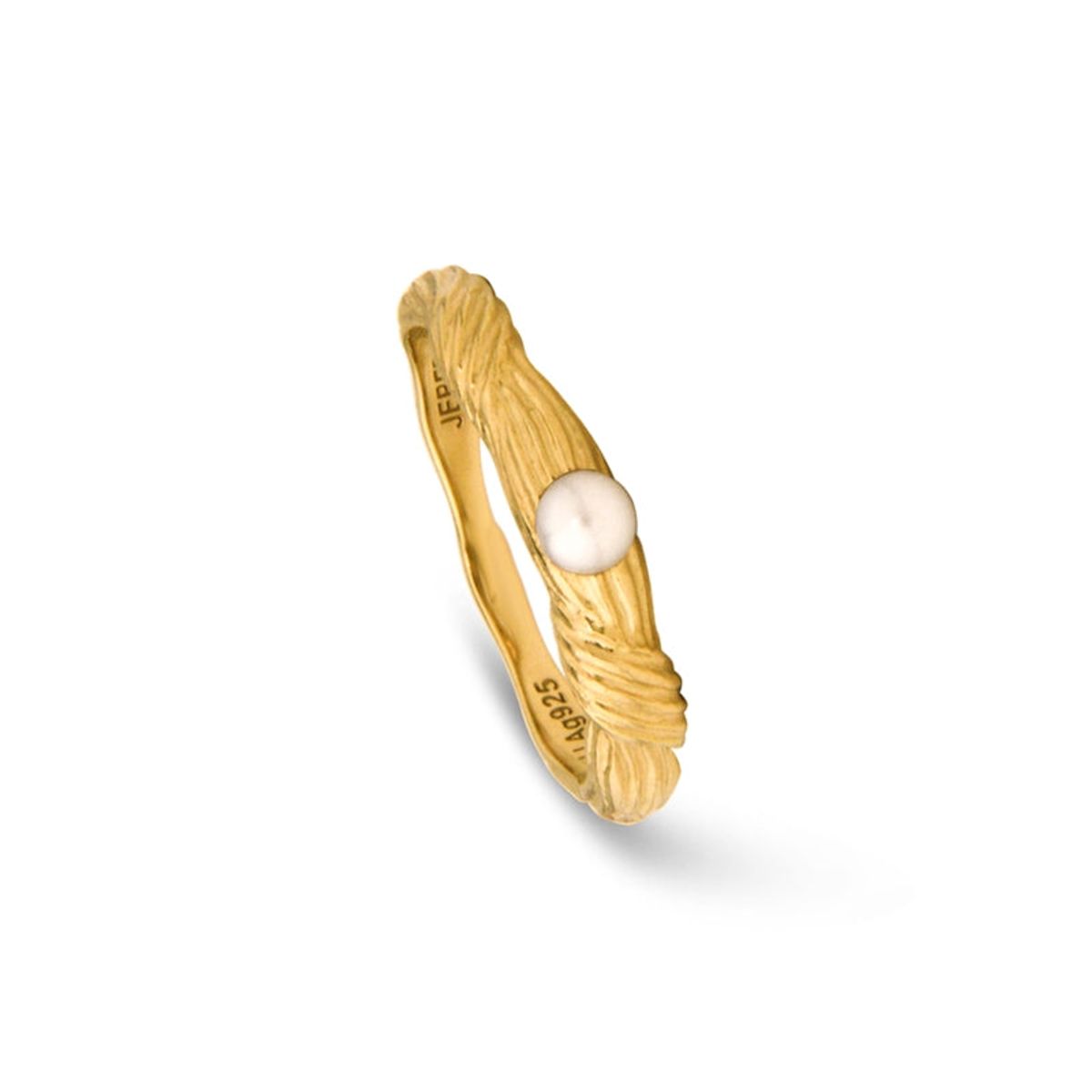 Jeberg Jewellery - Sand Dune ring 61200 Forgyldt sterlingsølv