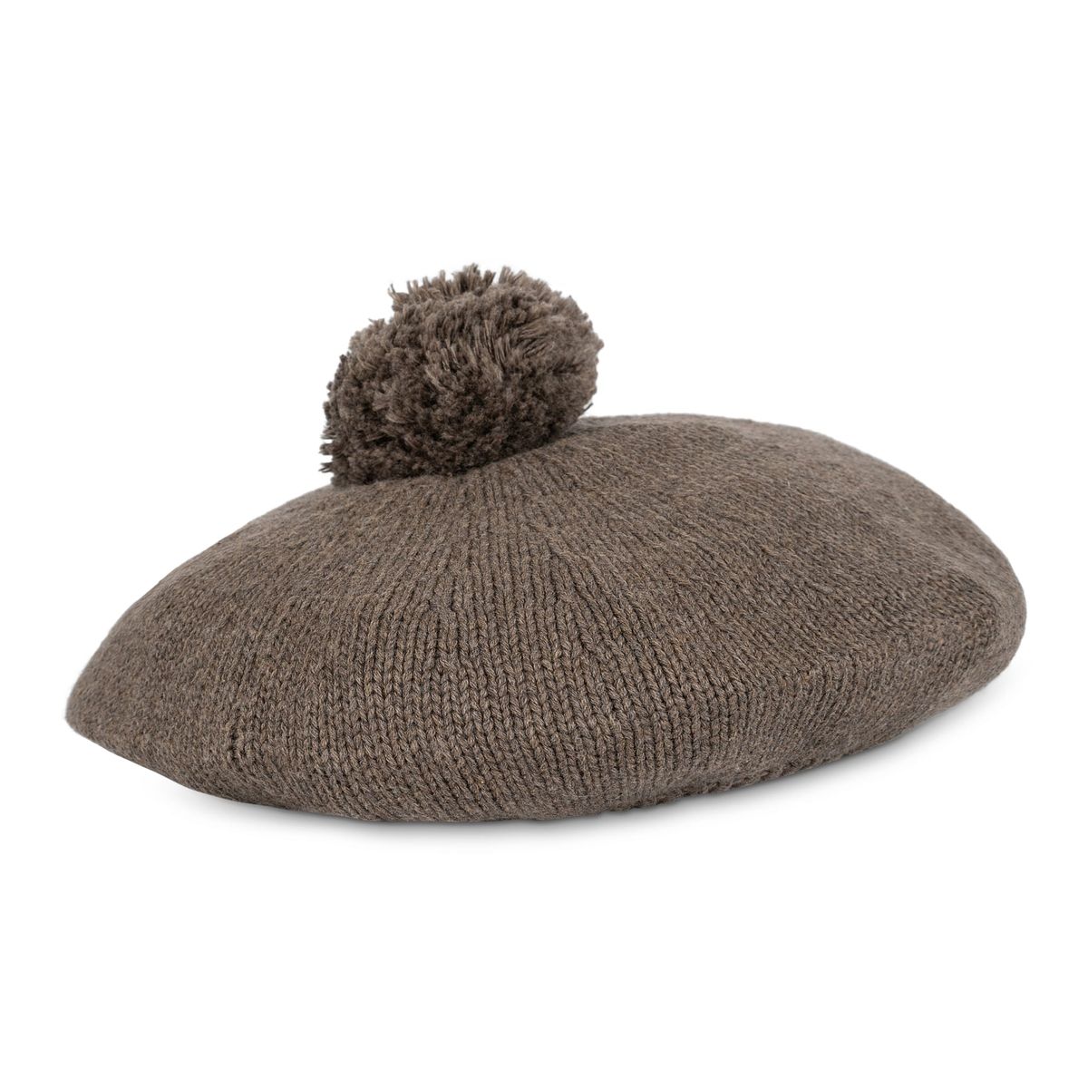 That's Mine - Cher strikket baret - Earth brown melange - 4 - 6 Jahre