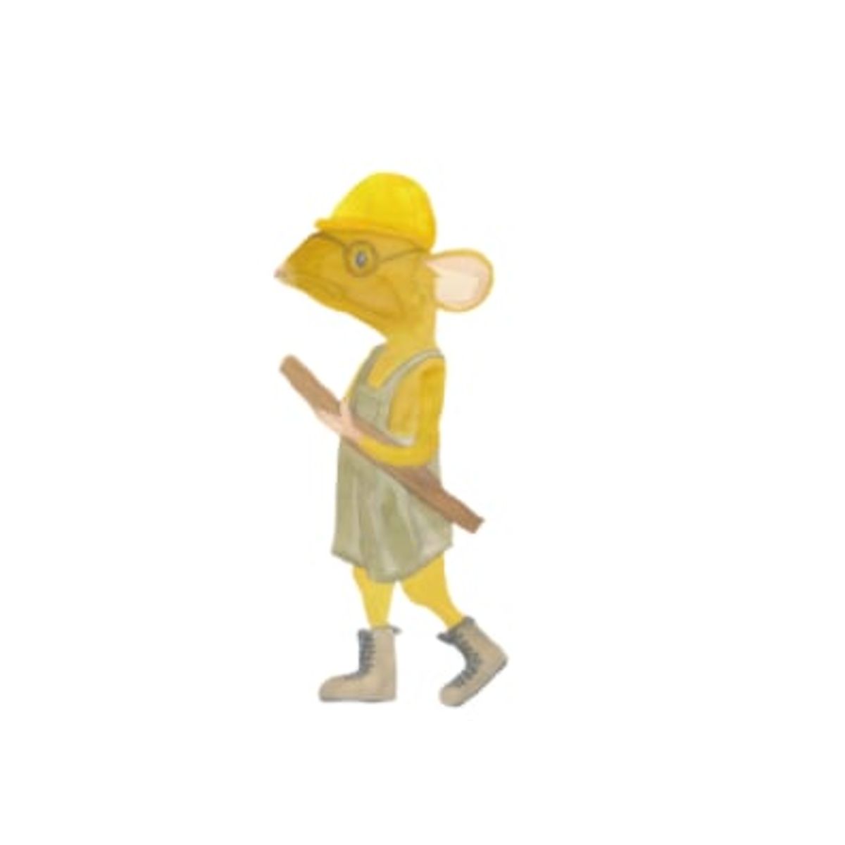 That's Mine - Wallsticker Steve the Builder - Brown