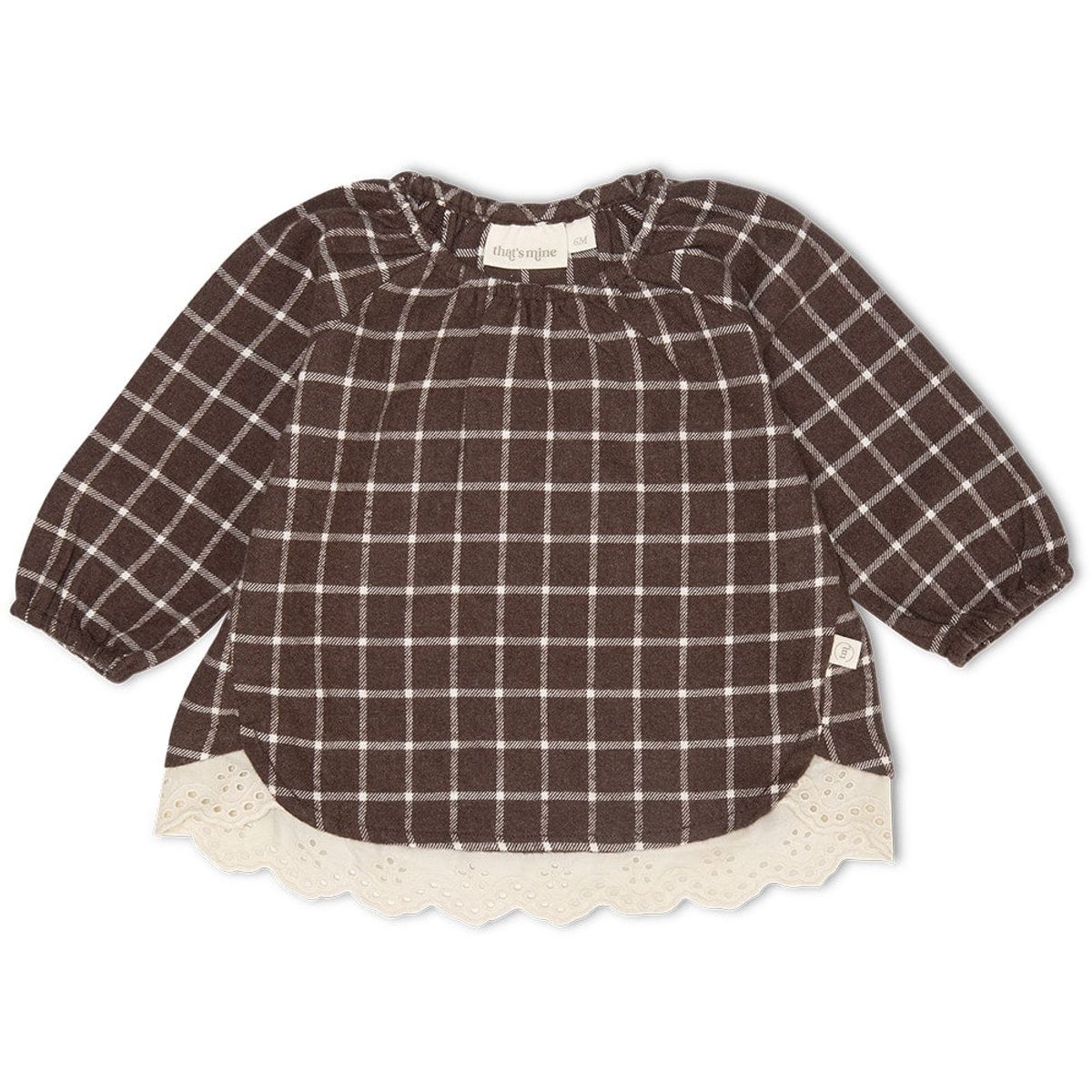 Henny shirt - Dark brown melange