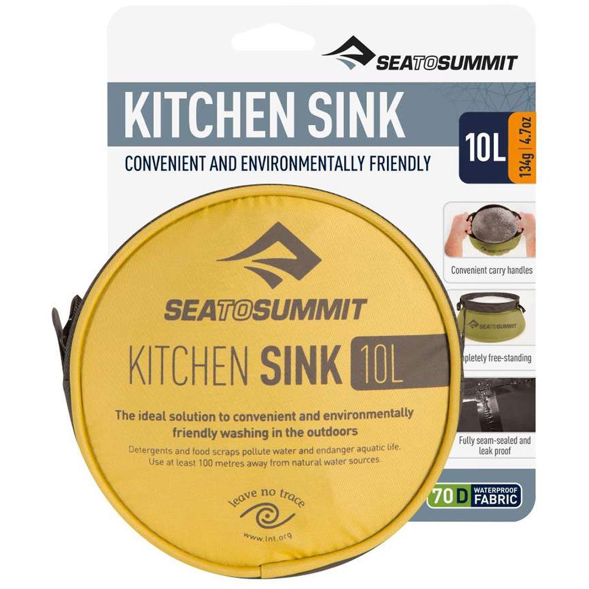 Sea to Summit Kitchen Sink 10 L, grøn