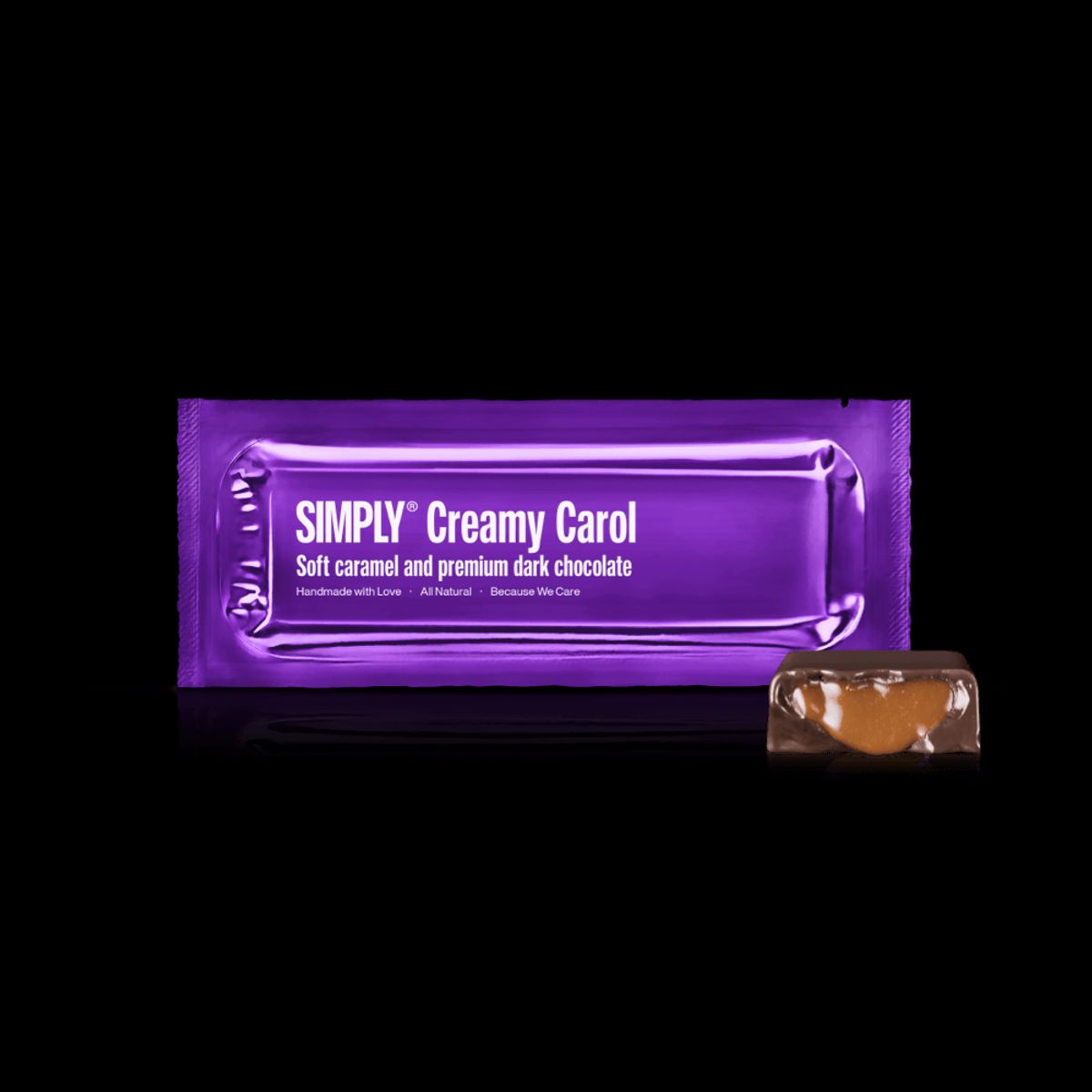 Simply® Creamy Carol | Blød karamel og premium mørk chokolade