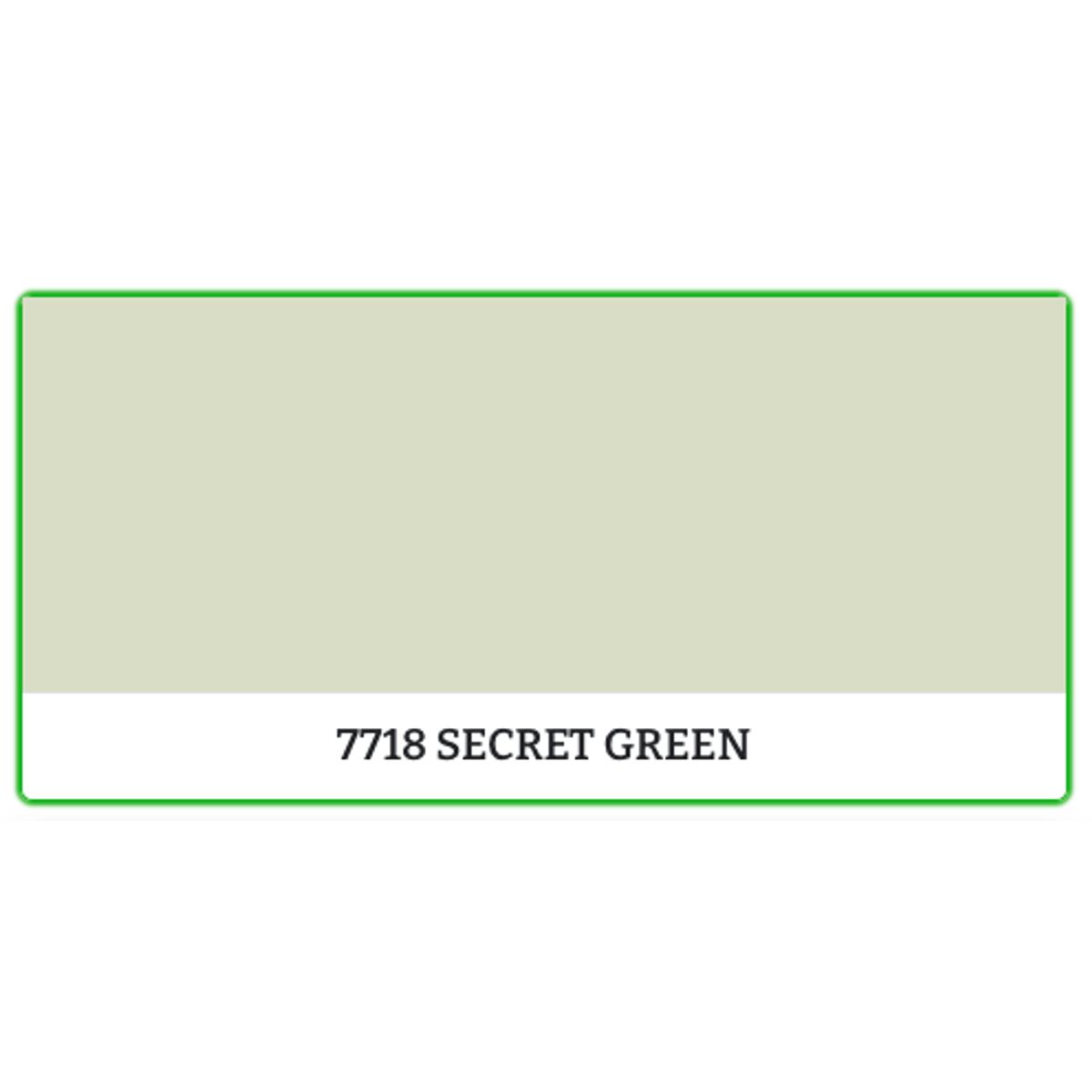 7718 - SECRET GREEN - 2.7 L - Maling