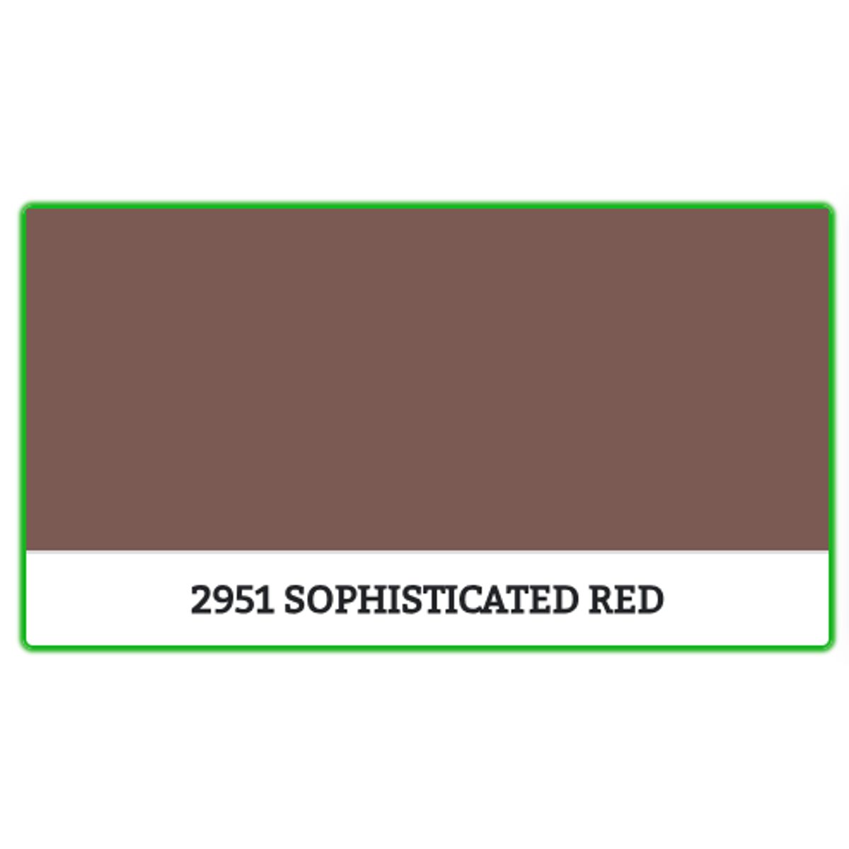 2951 - SOPHISTICATED RED - 0.68 L - Maling