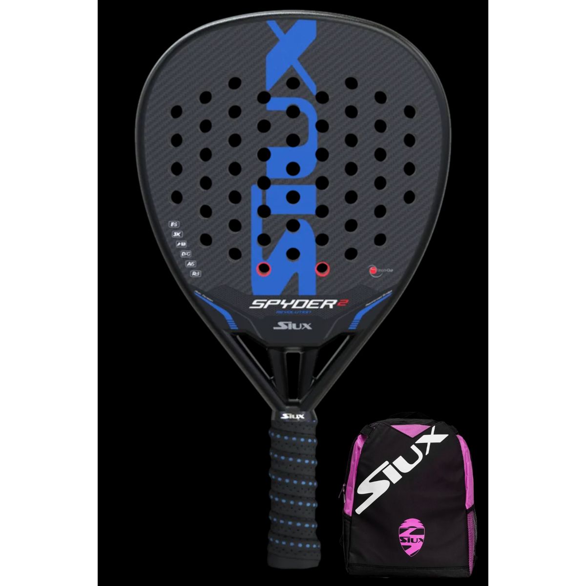 Siux Spyder Revolution II Attack - Padel bat