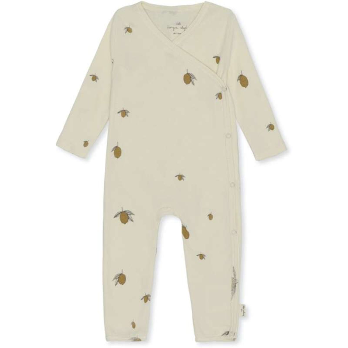 Konges Sløjd Onesie heldragt GOTS - LEMON