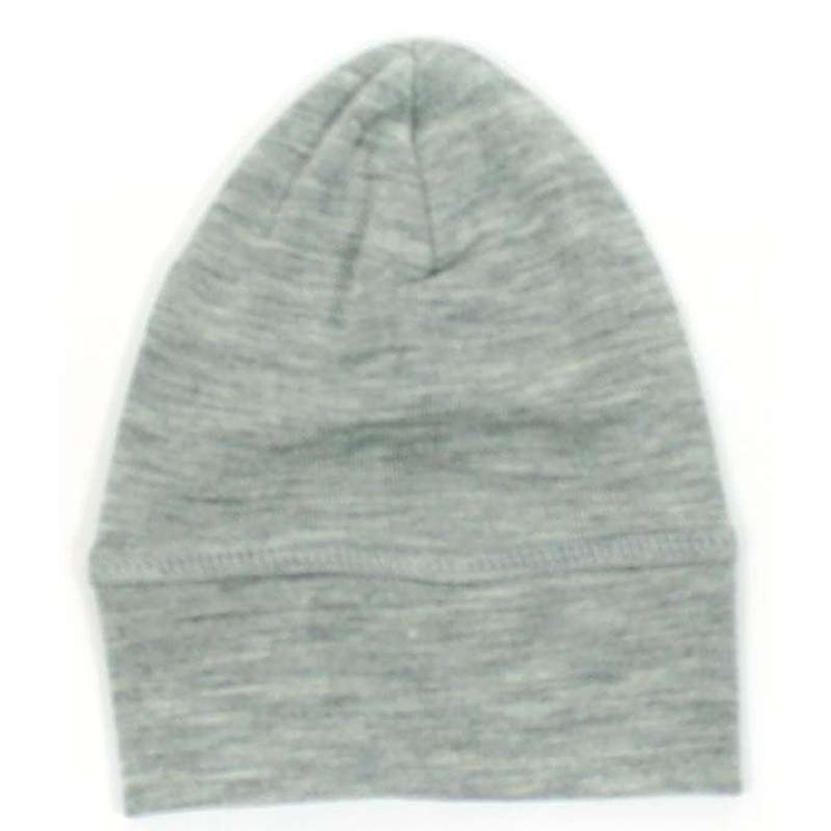 Engel Natur Hue/Beanie til Baby - Uld/Silke - Grey Melange