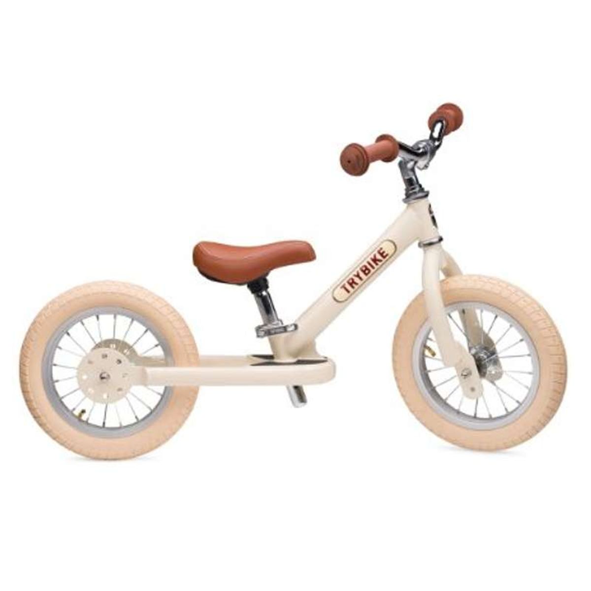 Trybike Retro Løbecykel - To Hjul - Vintage Creme